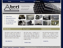 Tablet Screenshot of aberisteel.com